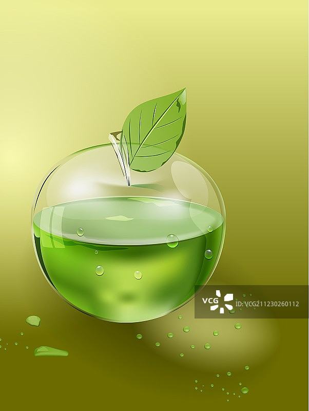 苹果汁图片素材