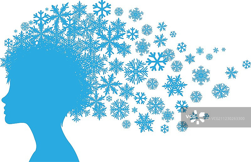 冬日女士图片素材