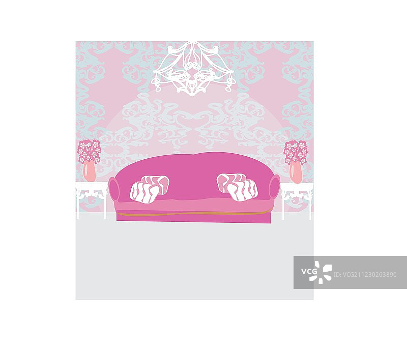 时尚客厅内饰图片素材