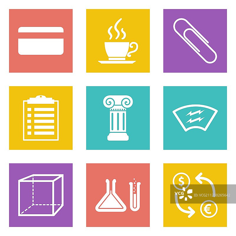 网页设计和移动应用图标合集6图片素材