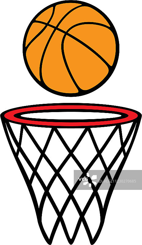篮球框和篮球图片素材