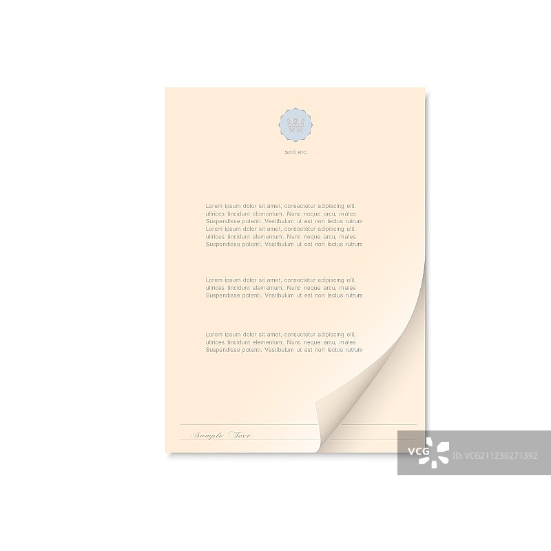 白色背景上的独立文档图片素材