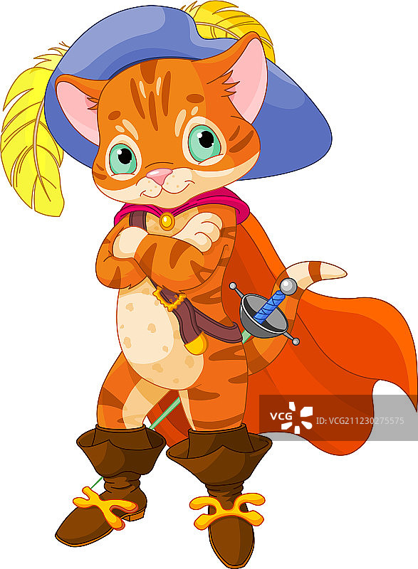 穿靴子的猫图片素材