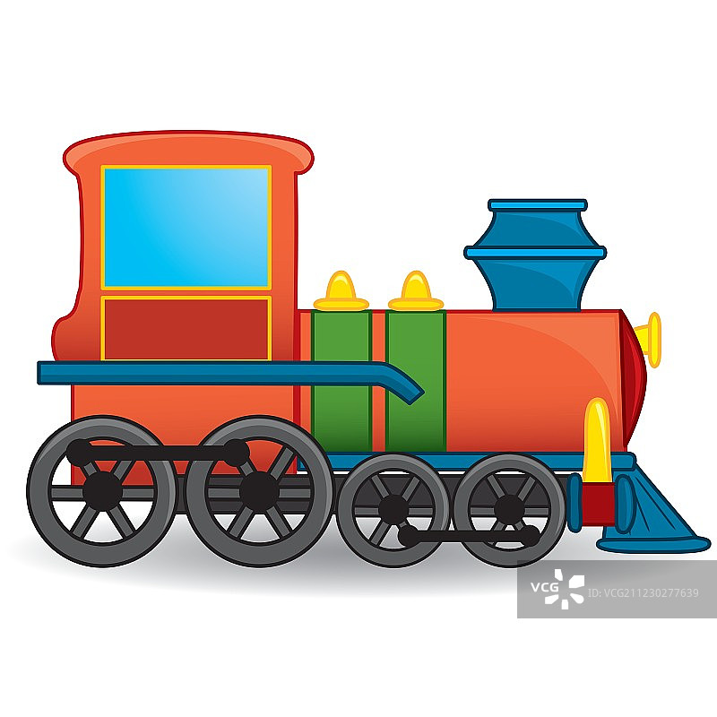 卡通火车头图片素材