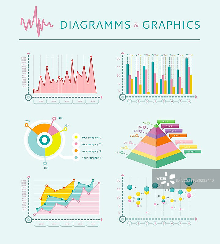 信息图表元素：图表集合图片素材