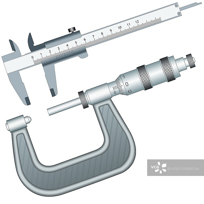 千分尺和卡尺图片素材