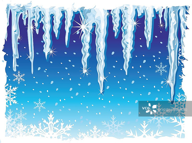 冰柱背景图片素材