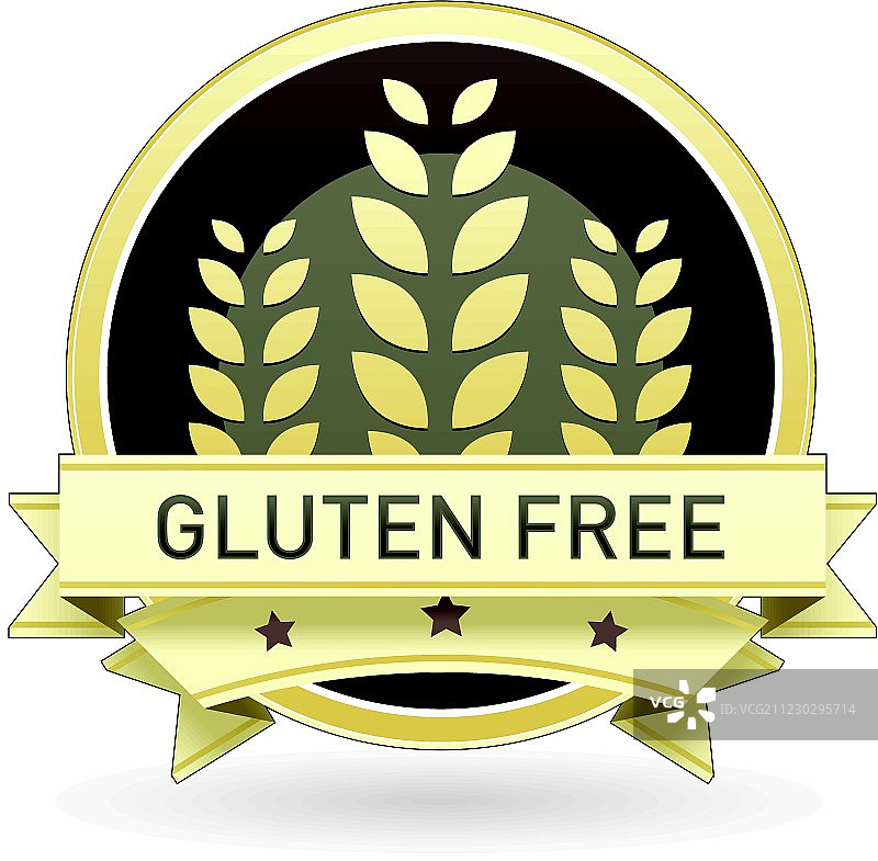 无麸质食品标签图片素材
