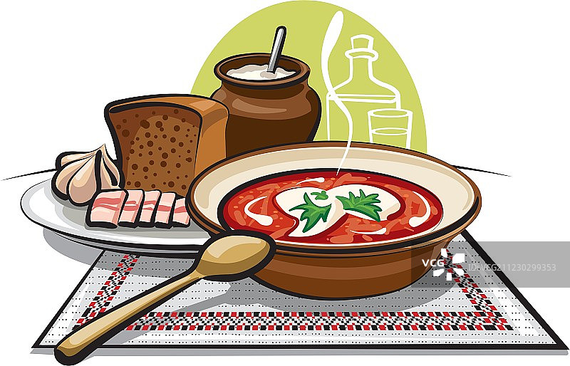 罗宋汤图片素材
