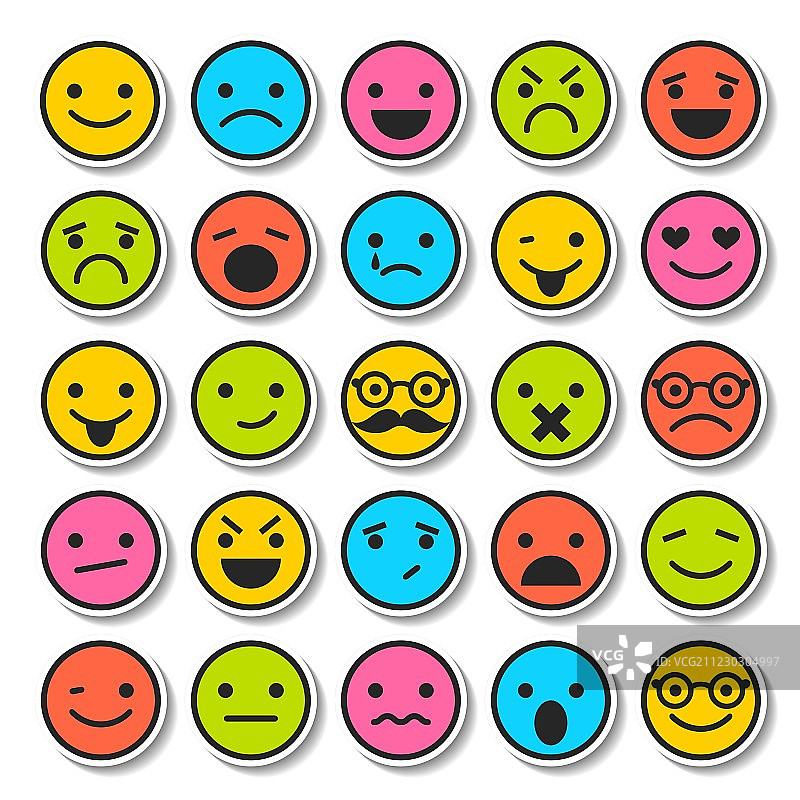 表情符号角色图标套装图片素材