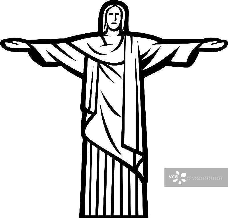 救世基督像图片素材