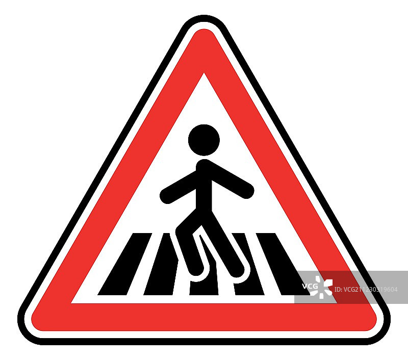 行人标志1图片素材