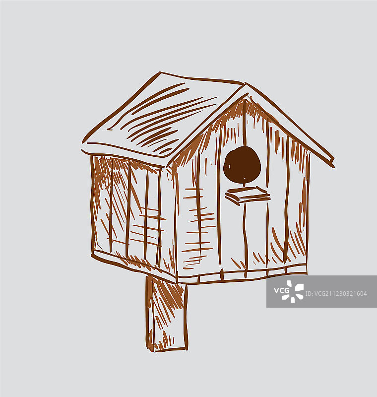 鸟巢箱图片素材