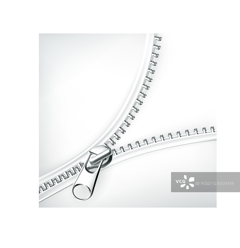 白色拉链图片素材