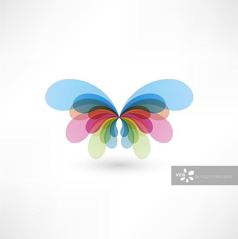 蝴蝶图标图片素材