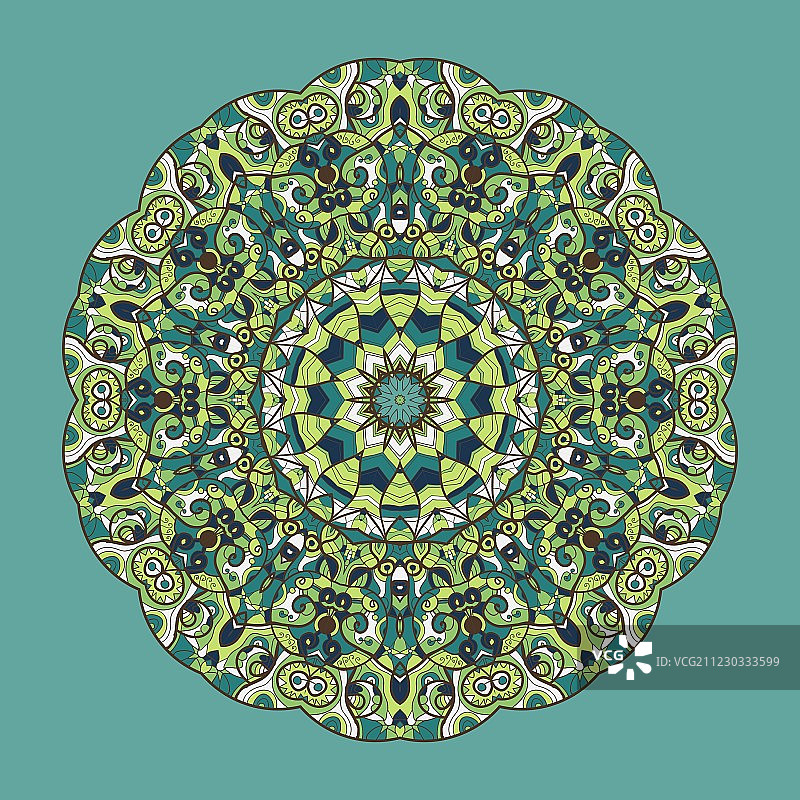 东方曼荼罗主题图片素材