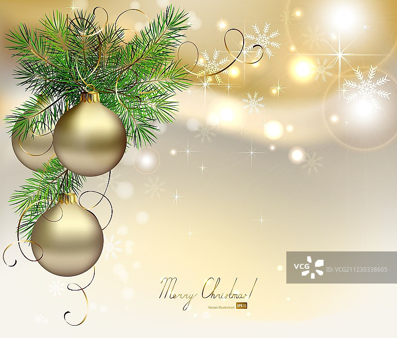 浅色圣诞背景图片素材