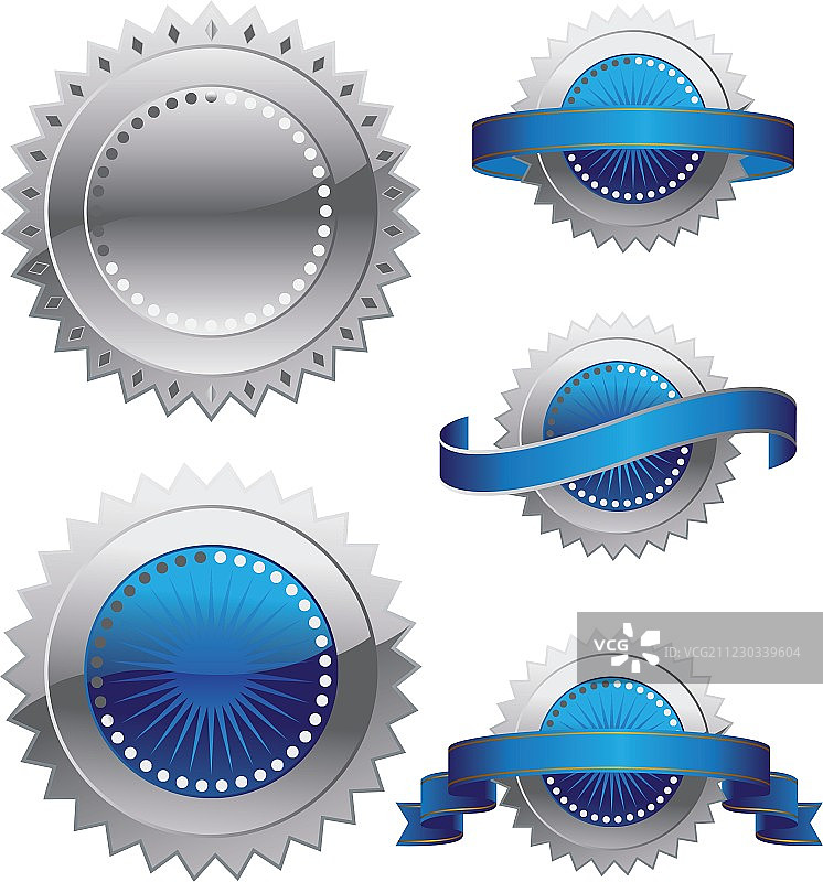 花结勋章图片素材