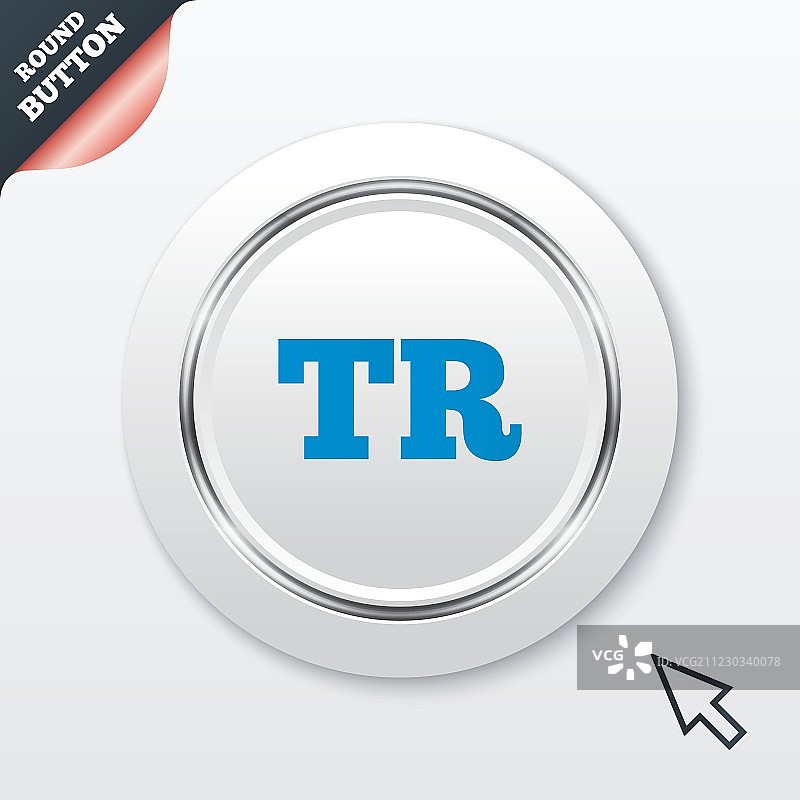 土耳其语标志图标TR翻译图片素材