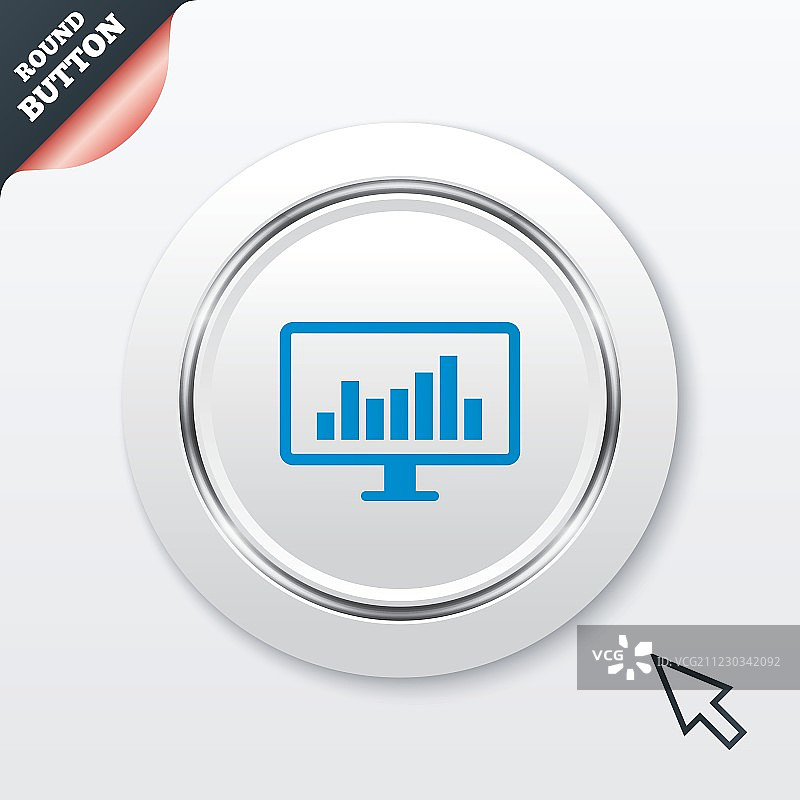 电脑显示器标志图标市场监控图片素材