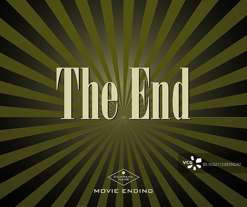 电影结束画面图片素材