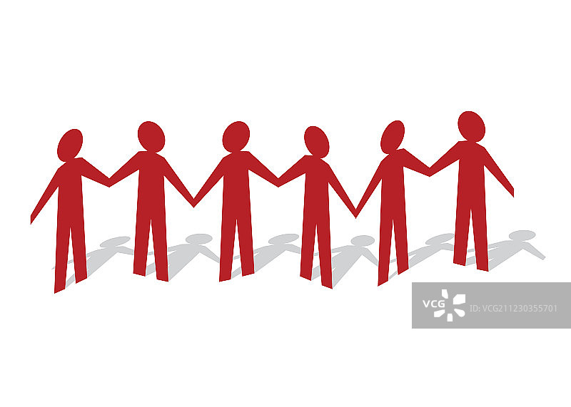 红衣小纸人图片素材