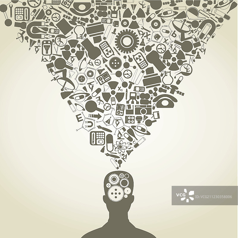 从事科学研究的男人图片素材