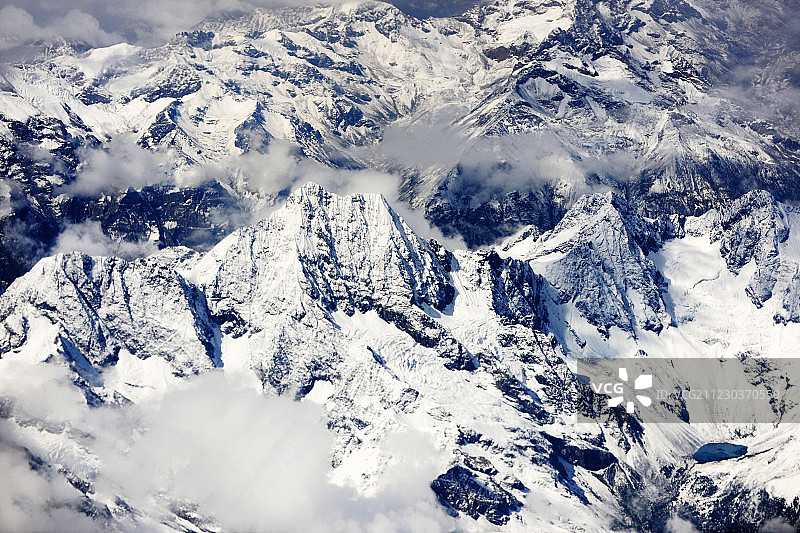 航拍西藏图片素材