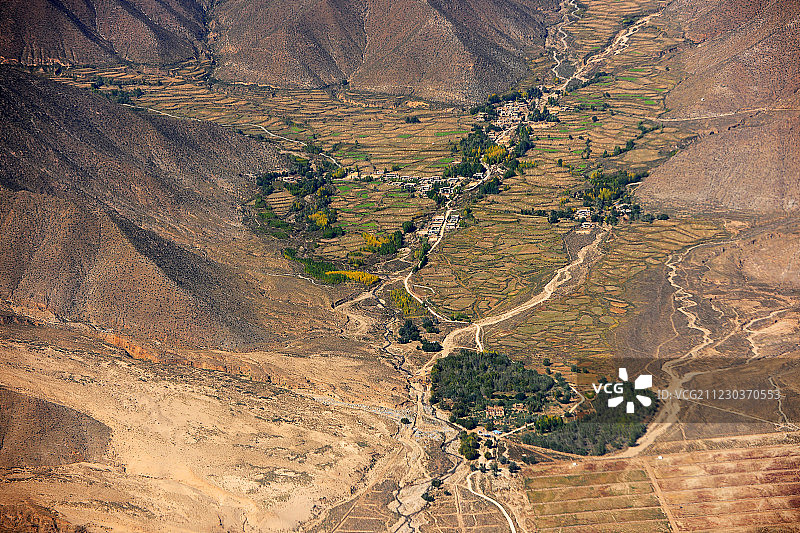 航拍西藏图片素材