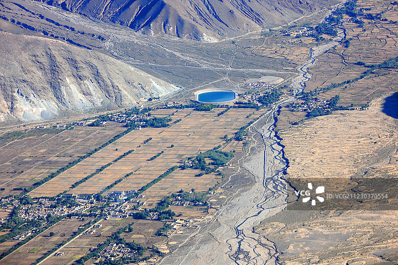 航拍西藏图片素材