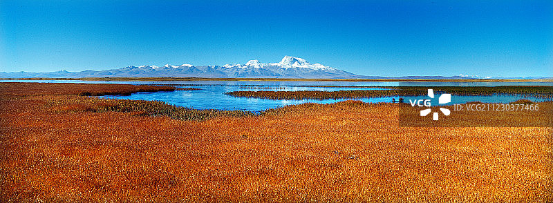 西藏，玛旁雍措风景图片素材