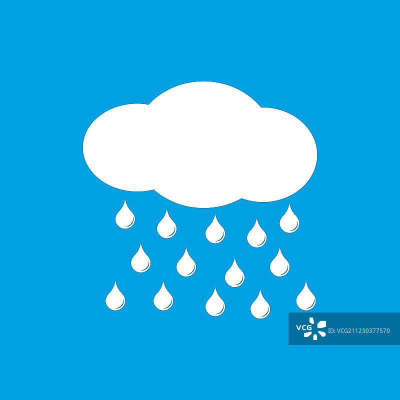 下雨图标图片素材