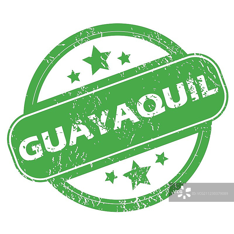 瓜亚基尔绿色邮票图片素材