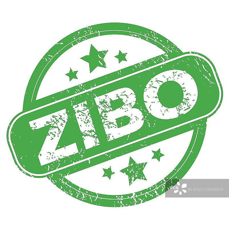 淄博绿色印章图片素材