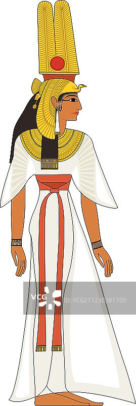 奈费尔提蒂古埃及符号图片素材