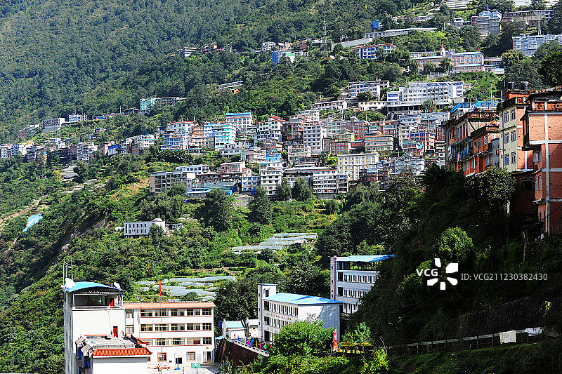 西藏，樟木口岸图片素材