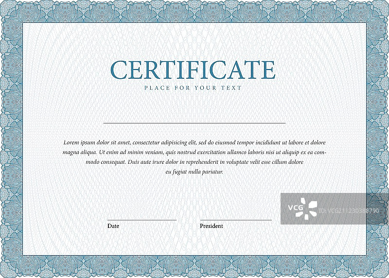 证书和文凭模板图片素材