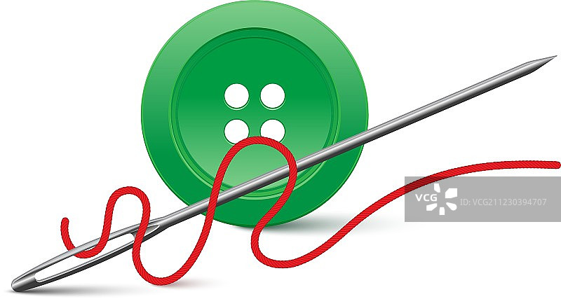 针和纽扣图片素材