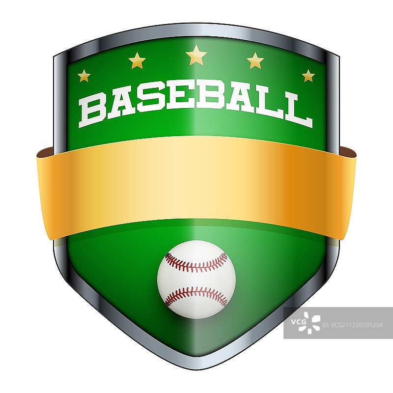棒球盾牌徽章图片素材