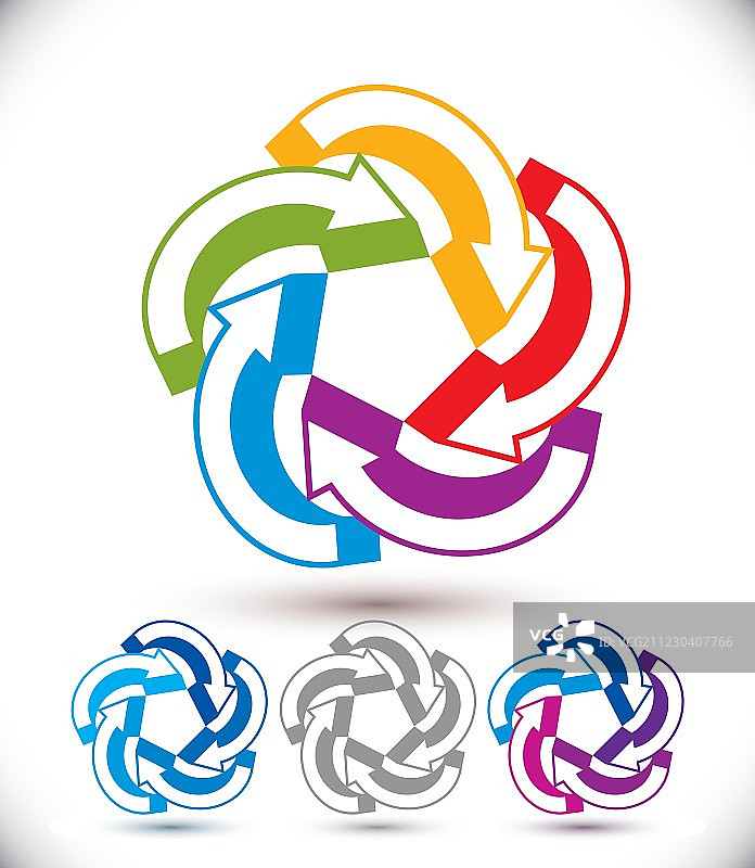 抽象箭头符号图形设计模板图片素材