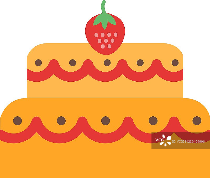 双层蛋糕图片素材