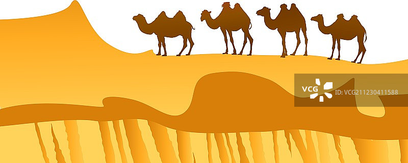 骆驼商队图片素材