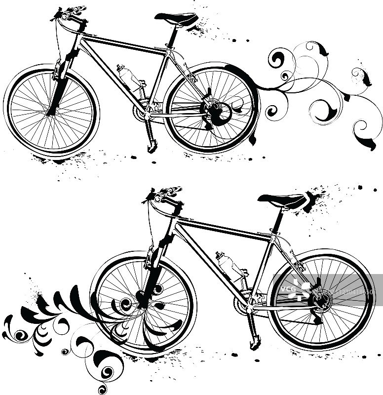 山地自行车图片素材