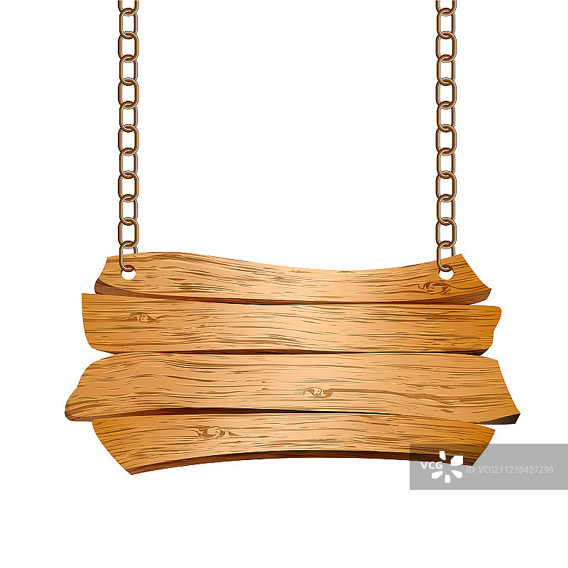 链条悬挂的木牌图片素材