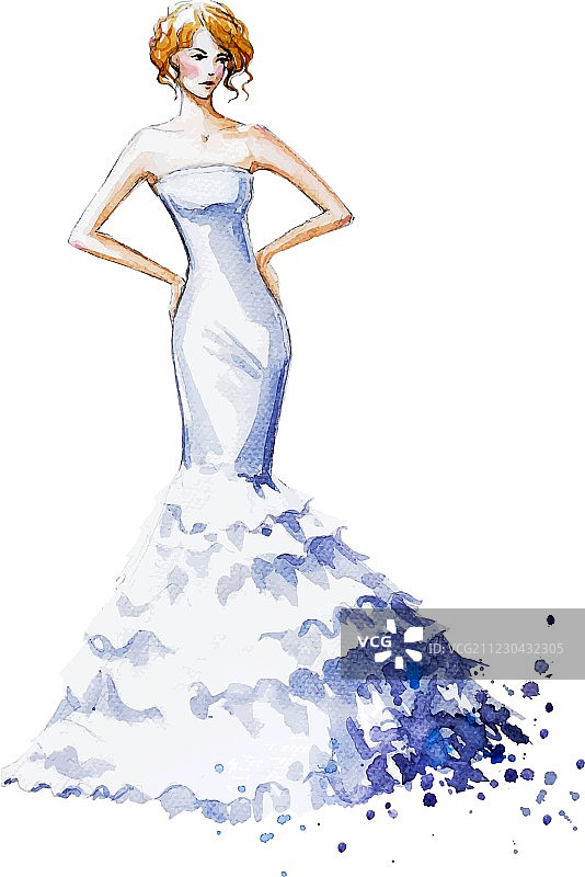 水彩时尚图片素材