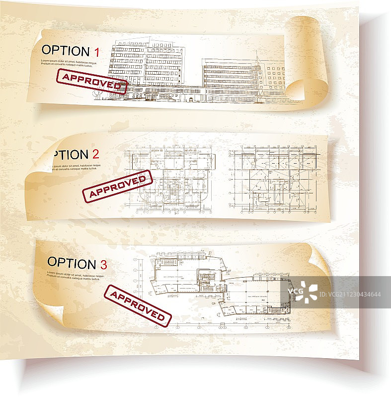 建筑设计方案图片素材
