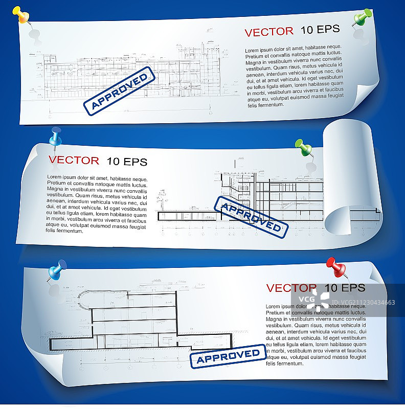 建筑设计方案图片素材