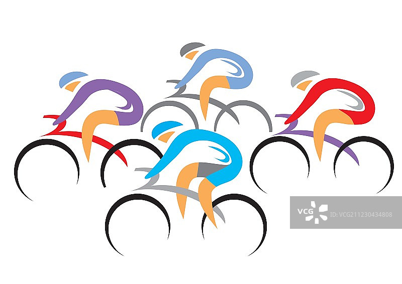 自行车赛车手图片素材