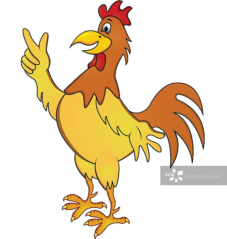 卡通公鸡图片素材