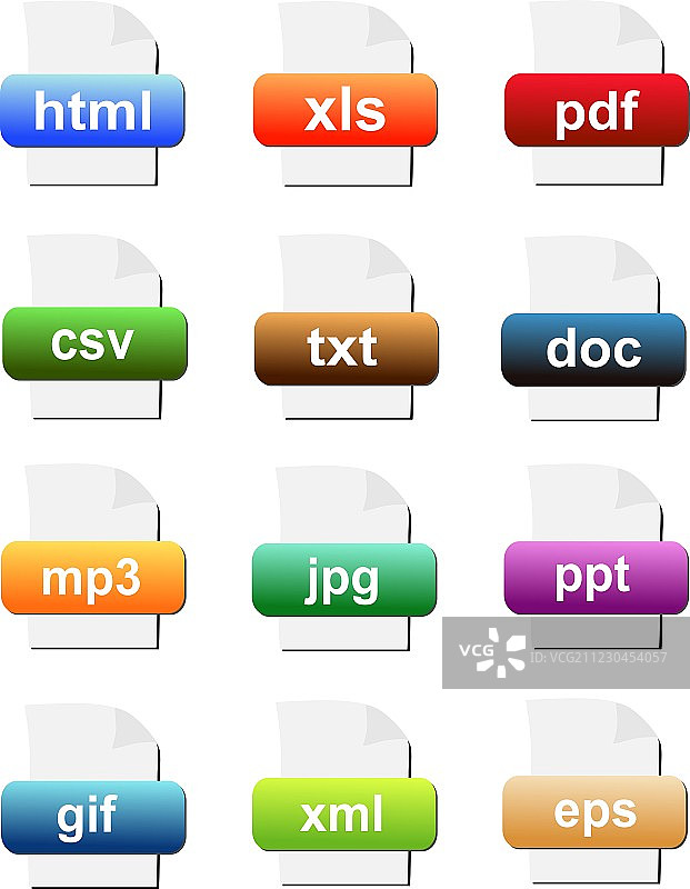 文件格式图标图片素材